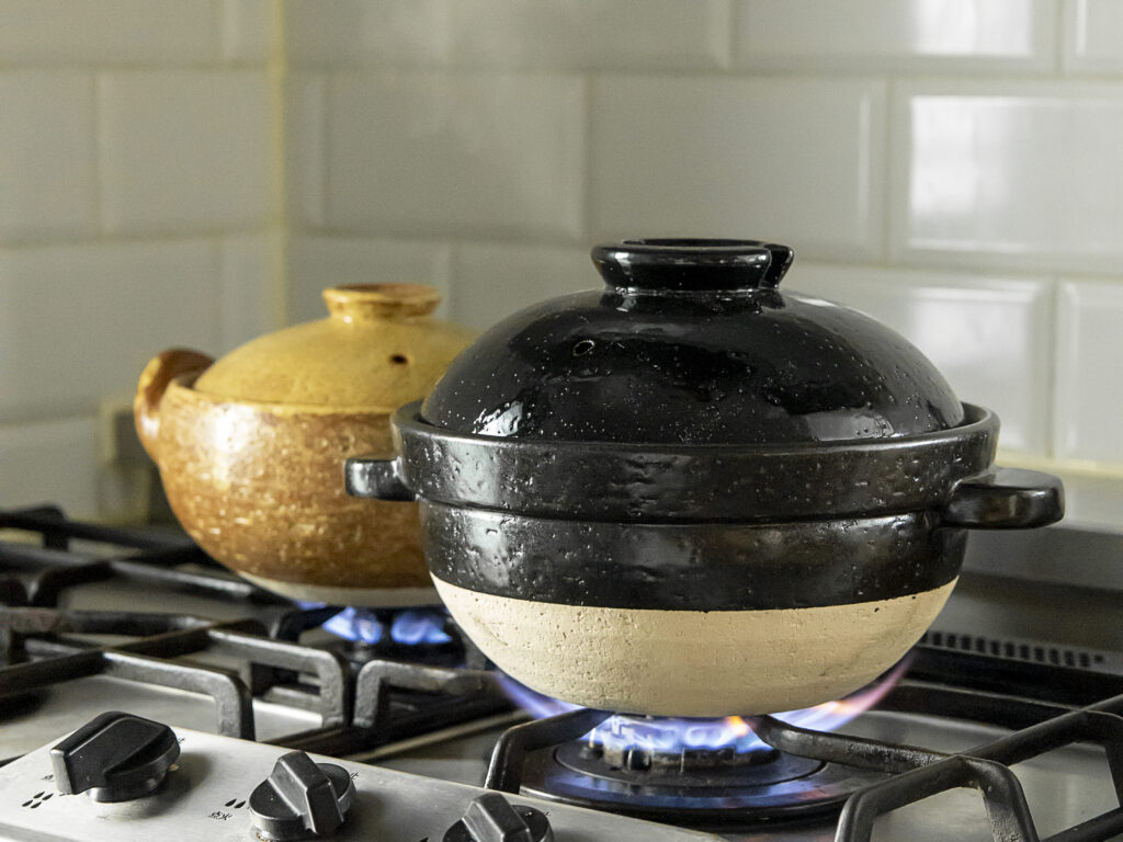 かまどさん　みそ汁鍋　キッチン