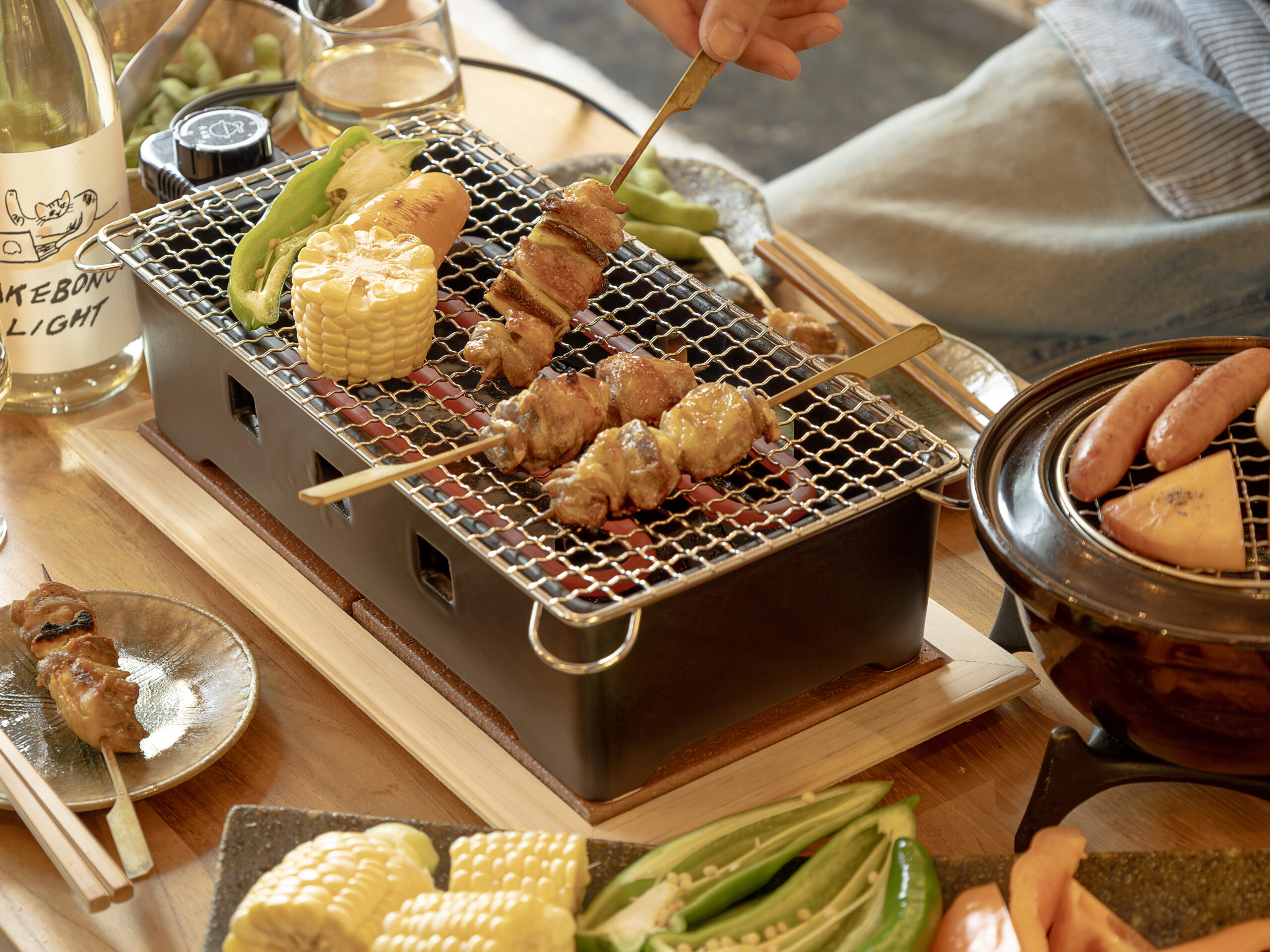 あぶり名人のある食卓