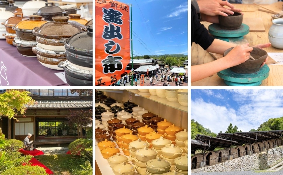 窯出し市　長谷園のコーナー